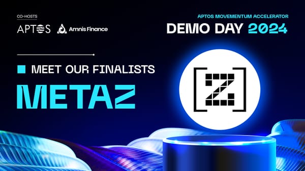 METAZ Secures Runner-Up Position at Aptos Movementum Accelerator Demo Day